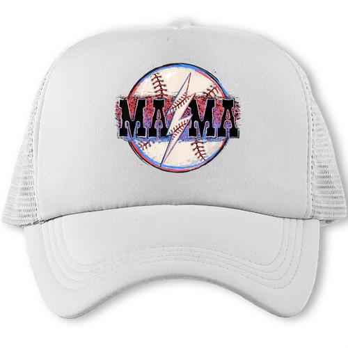 T Ball Mama Baseball Mama Baseball Mom Trucker Cap - Sportilla