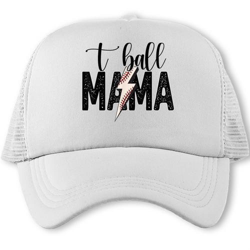 T-Ball Mama Baseball Mama Baseball Mom Trucker Cap - Sportilla