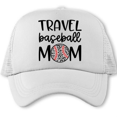 Travel Baseball Mom Travel Team Game Day Travel Sports Mom Trucker Cap - Sportilla