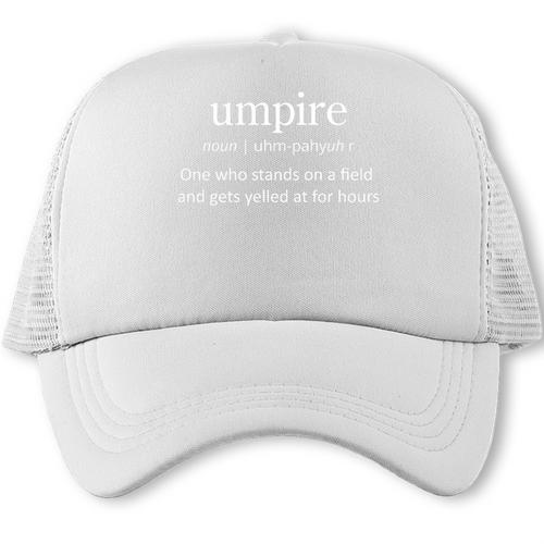 Umpire Baseball Football Cricket Sports T Shirt Premium Tri-Blend Trucker Cap - Sportilla