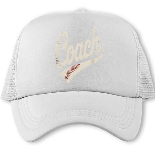 Vintage Baseball Coach Trucker Cap - Sportilla