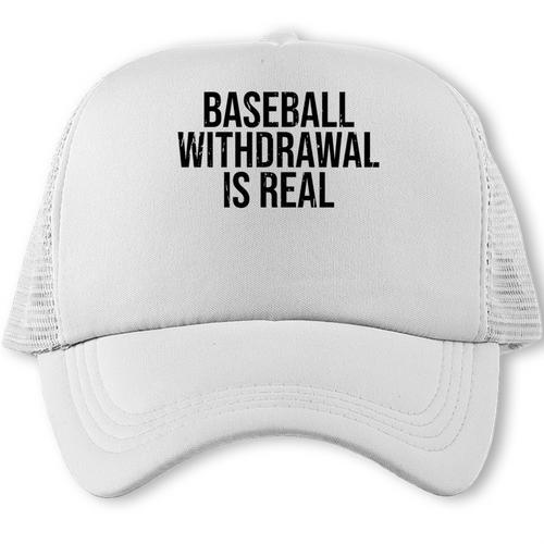 Vintage Baseball Withdrawal Is Real Premium Tri-Blend Trucker Cap - Sportilla