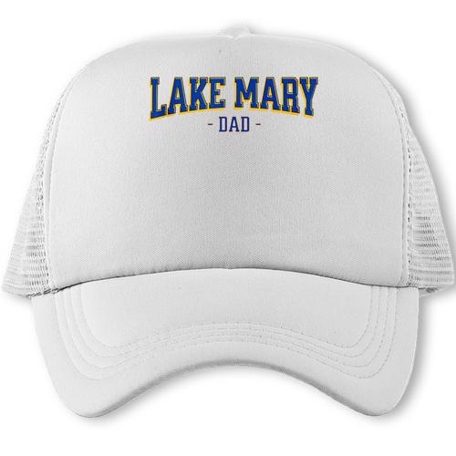 Vintage Lake Mary Florida Baseball Dad Lovers An Fans Trucker Cap - Sportilla