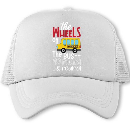 Wheels On The Bus Kids Back To School Trucker Cap - Savourry
