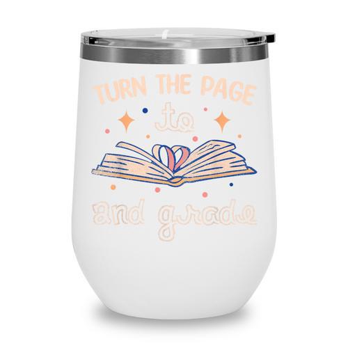 2nd Grade Book Lover Book Nerd Back To School Wine Tumbler - Savourry