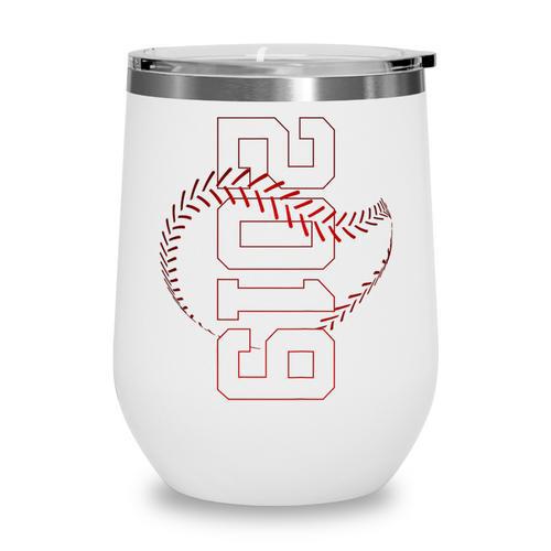 7 Years 2019 Baseball 7TH Birthday Wine Tumbler - Sportilla