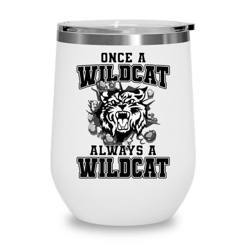 Always A Wildcat Back To School Spirit Wine Tumbler - Savourry