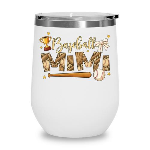 Baseball Mimi Vintage Baseball Lover Wine Tumbler - Sportilla