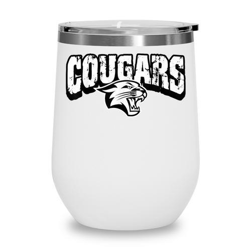 Cougars Back To School Spirit Wine Tumbler - Savourry