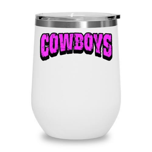 Cowboys Back To School Spirit Pk Wine Tumbler - Savourry
