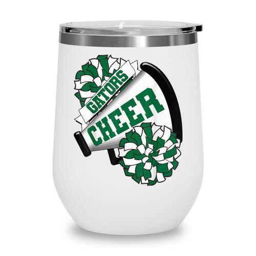 Gators Cheer Back To School Cheerleading Spirit G Wine Tumbler - Savourry