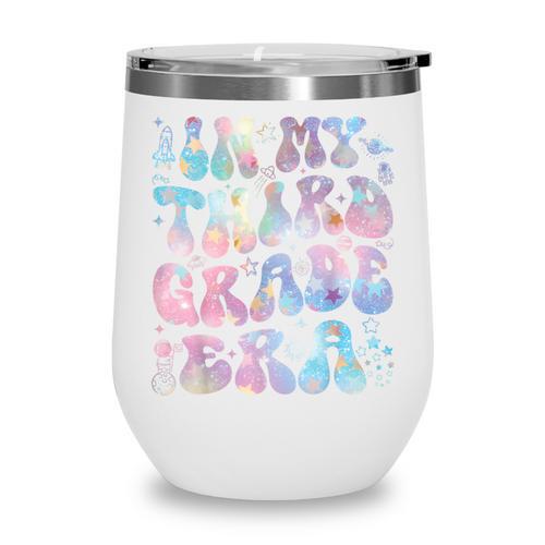 Groovy In My Third Grade Era Tie Dye Kids Boy Back To School Wine Tumbler - Savourry