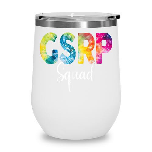 GSRP Squad Tie Dye Back To School Women Appreciation Wine Tumbler - Savourry