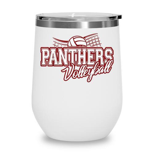 Panthers Volleyball Back To School Spirit M Wine Tumbler - Savourry