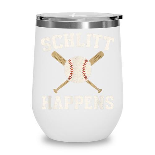 Schlitt Happens Baseball Apparel Love The Bronx Wine Tumbler - Sportilla