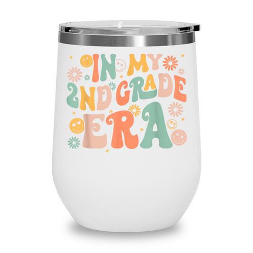 In My Second Grade Era Retro 2nd Grade Back To School Wine Tumbler - Savourry