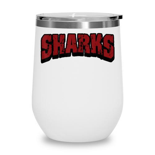 Sharks Back To School Spirit M Wine Tumbler - Savourry