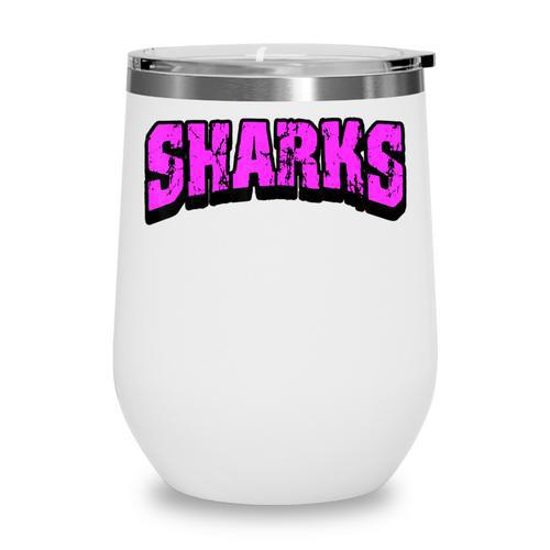 Sharks Back To School Spirit Pk Wine Tumbler - Savourry