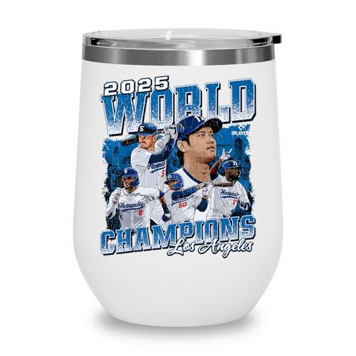Shohei Ohtani 2025 Los Angeles Baseball Champions MLBPA Wine Tumbler - Sportilla