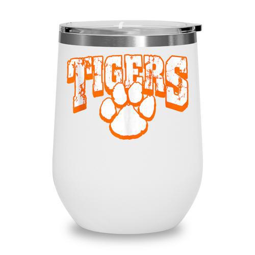 Tigers School Spirit Back To School O Wine Tumbler - Savourry