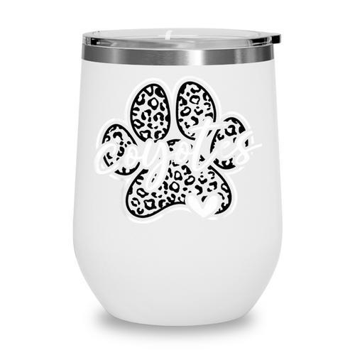 Vintage Coyotes Team Pride School Spirit Back To School Wine Tumbler - Savourry