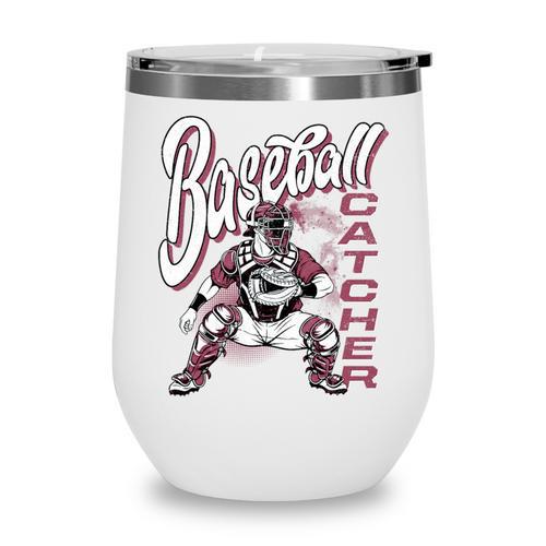 Baseball Catcher Gear Home Plate Premium Tri-Blend Wine Tumbler - Sportilla