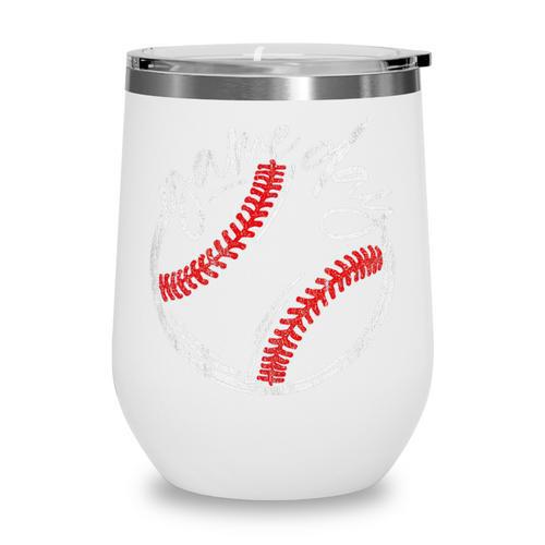 Game Day Baseball Baseball Lovers Softball Life Mom Premium Tri-Blend Wine Tumbler - Sportilla
