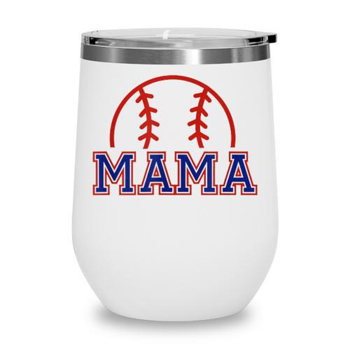 Mom Of Rookie 1st Birthday Baseball Boy Family Matching Wine Tumbler - Sportilla
