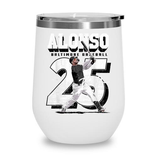 Pete Alonso Baltimore Baseball Players MLBPAL204M Wine Tumbler - Sportilla