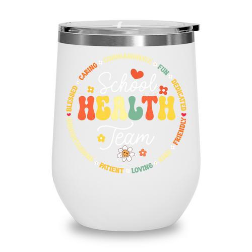 School Health Team Squad Back To School Nurse Squad Premium Tri-Blend Wine Tumbler - Savourry