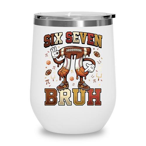 Six Seven 67 Happy Pi Day 314 Football Basketball Baseball Wine Tumbler - Sportilla