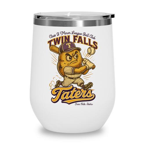 Twin Falls Taters Minor League Baseball Team Wine Tumbler - Sportilla