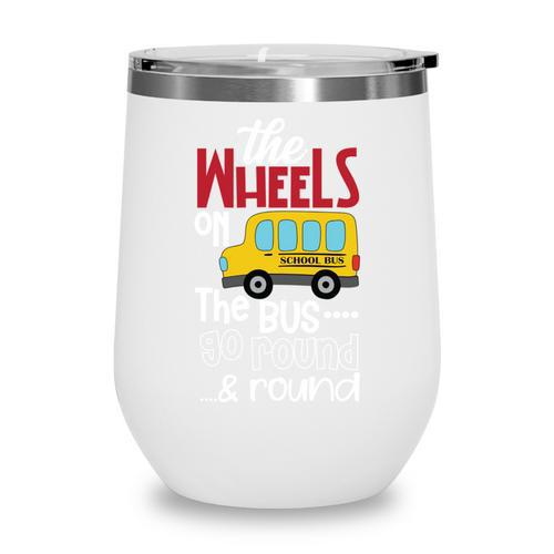 Wheels On The Bus Kids Back To School Wine Tumbler - Savourry