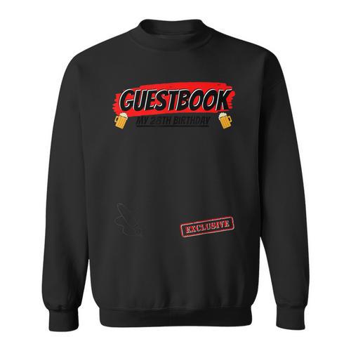 28 Year 28th Birthday Guest Book Sweatshirt - Bookorys UK