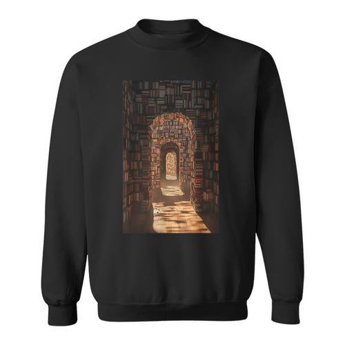Aesthetics Books Cottagecore Bookshelf Bookworm Book Lover Sweatshirt - Bookorys DE