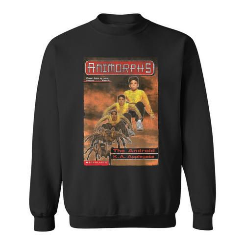 Animorphs The Android Tarantula Transformation Book Cover Sweatshirt - Bookorys