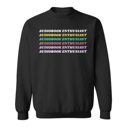 Audiobook Enthusiast Book Nerd Reading Child Adult Sweatshirt - Bookorys DE