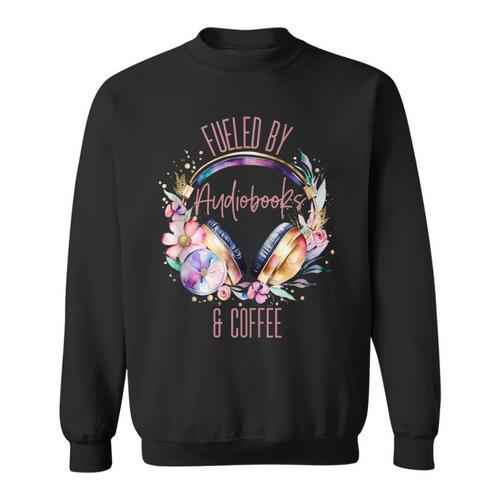 Audiobooks Coffee Lover Women Listen To Books Spicy Romance Sweatshirt - Bookorys
