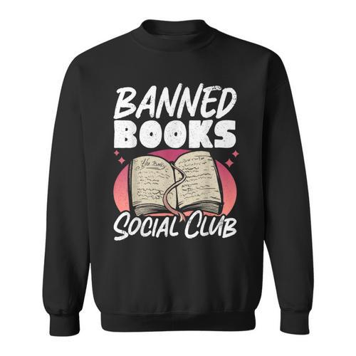 Banned Books Social Club Sweatshirt - Bookorys DE