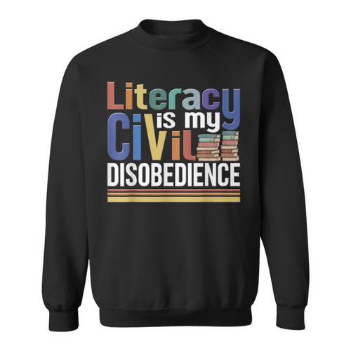 Banned Books Week Read Reading Book Lover Librarian Sweatshirt - Bookorys CA