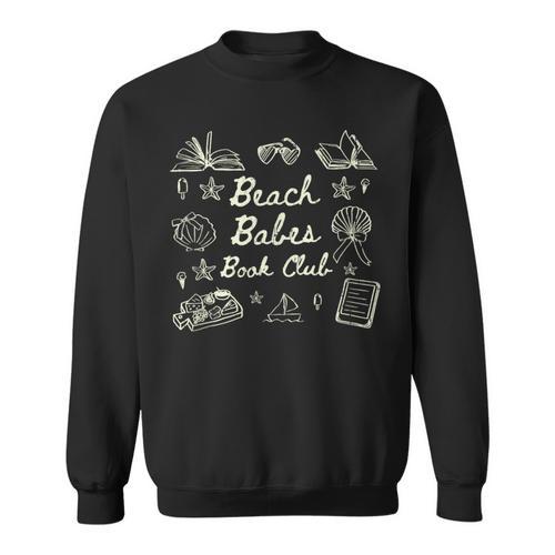 Beach Babes Book Club Coastal Book Club Sweatshirt - Bookorys DE