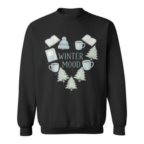 Big Winter Mood Book Lover's Sweatshirt - Bookorys DE
