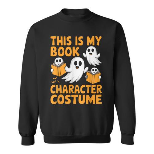 This Is My Book Character Costume Halloween Costume Sweatshirt - Bookorys