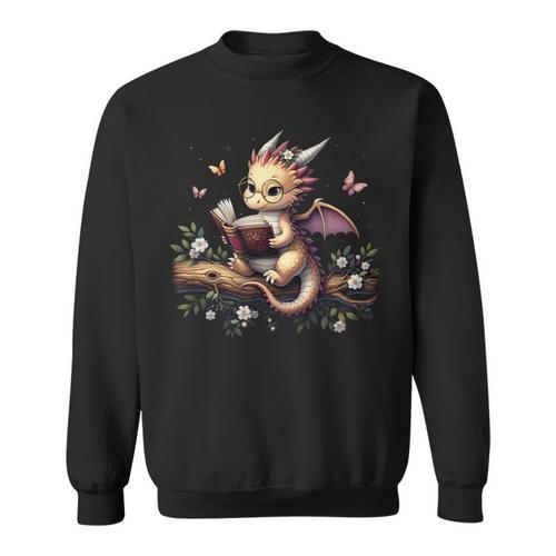 Book Dragon Sweatshirt - Bookorys AU