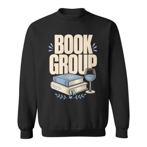 Book Group Reader Club Crew Cozy Nights Book Club Sweatshirt - Bookorys