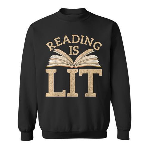 Book Novel Abendteuer Story Reading Sweatshirt - Bookorys DE