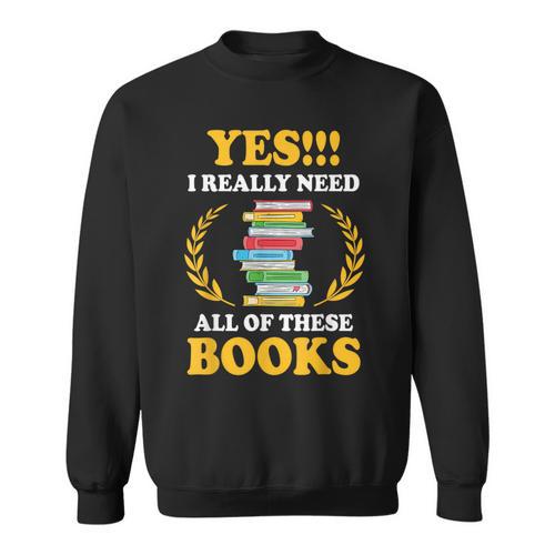 Book Reading Books Library Reading Rat Bookworm Sweatshirt - Bookorys