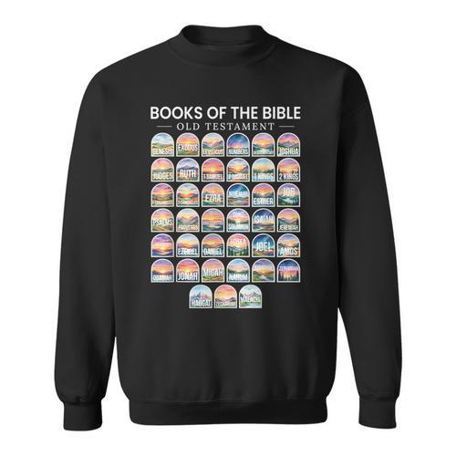 Books Of The Bible Old Testament Christian Bible Reader Sweatshirt - Bookorys DE