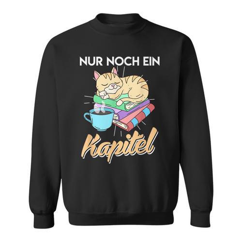Books And Cats Saying Just One More Chapter Sweatshirt - Bookorys AU