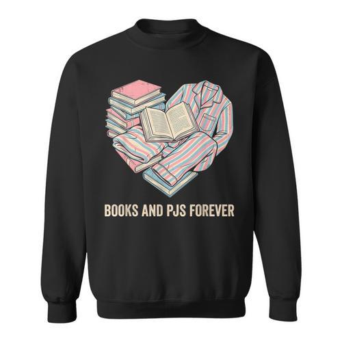 Books And Pajamas Reading Bedtime Sweatshirt - Bookorys